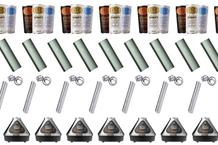 The best cannabis gifts on a plain background