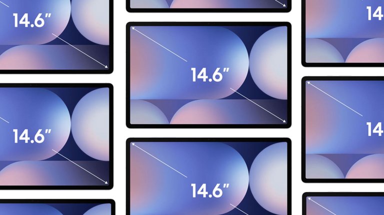 Samsung Galaxy Tab Ultra tablets arranged on a plain background